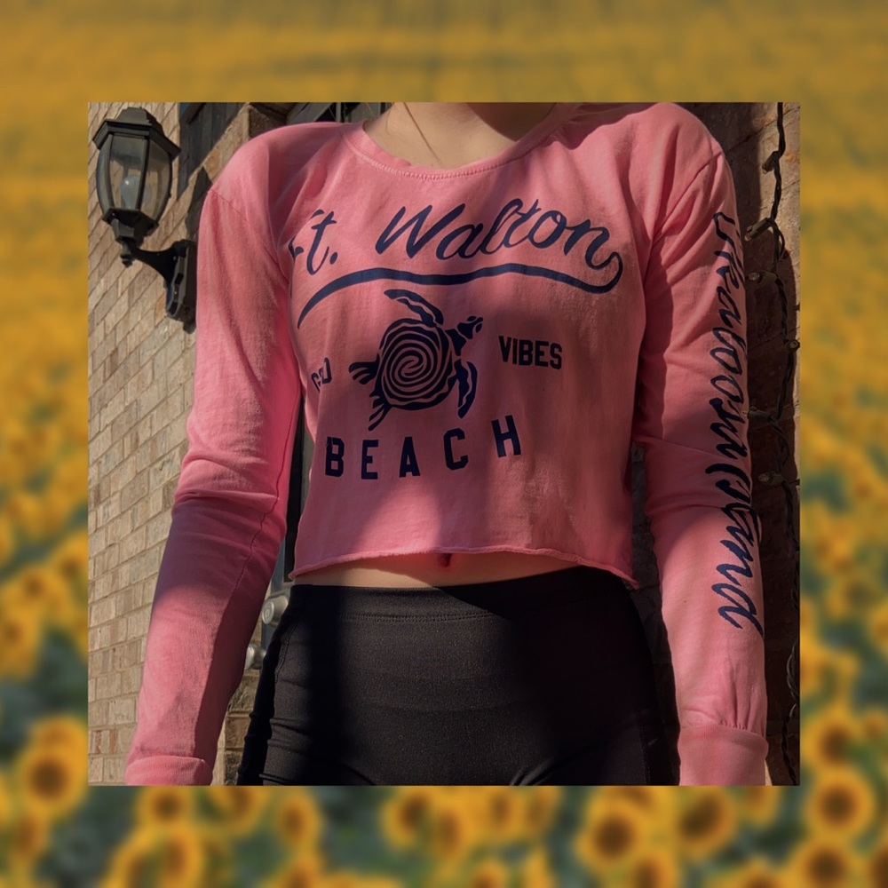 Ft. Walton Crop Long Sleeve Shirt